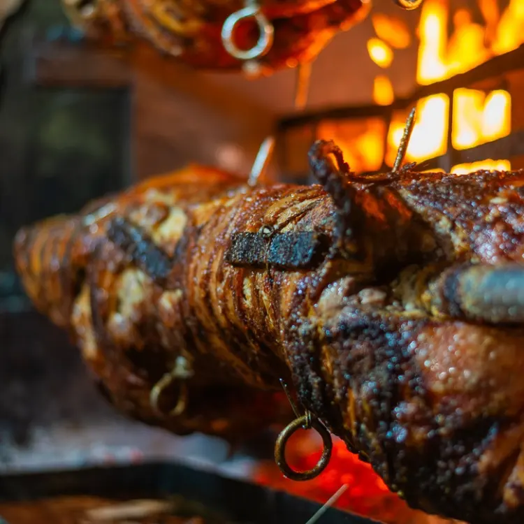 Roasted lamb